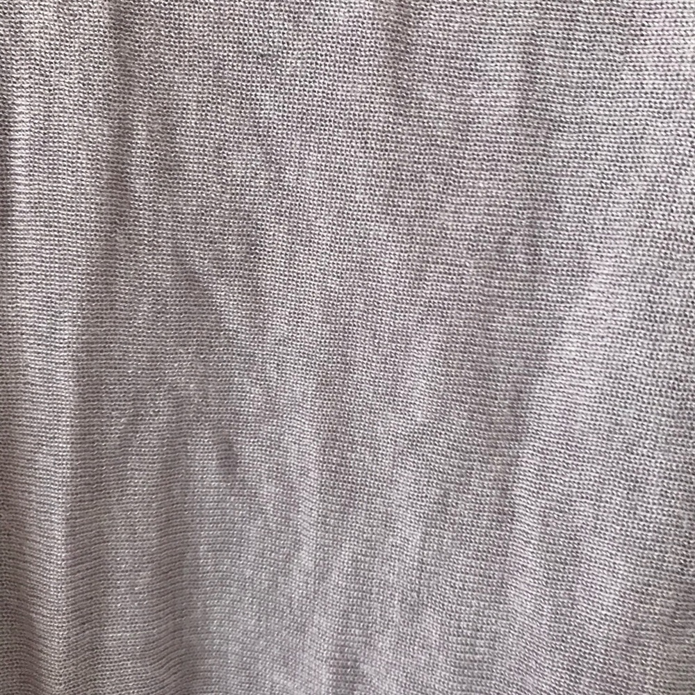 Eileen Fisher small Purple Tencel Merino Wool Asymmetrical Sweater - Picture 10 of 11